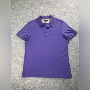 Banana Republic Purple Short-Sleeve Polo